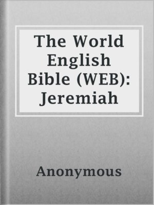 cover image of The World English Bible (WEB): Jeremiah